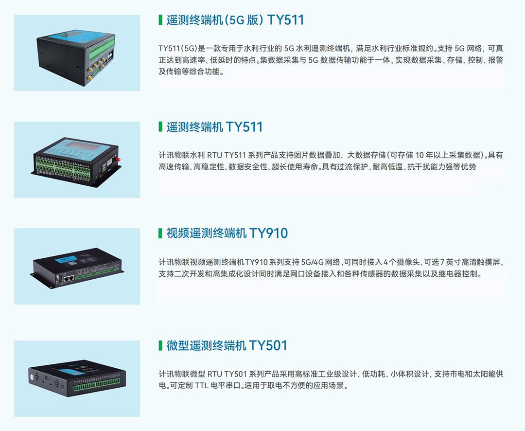 水资源取水计量监测遥测终端RTU